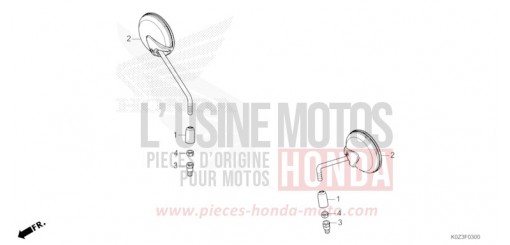 MIROIR GB350SS de 2025